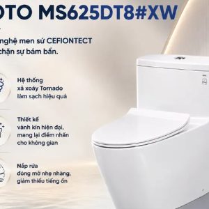 Alternative view of Bồn cầu 1 khối WP-1830 (WP1830) nắp êm dòng Milano